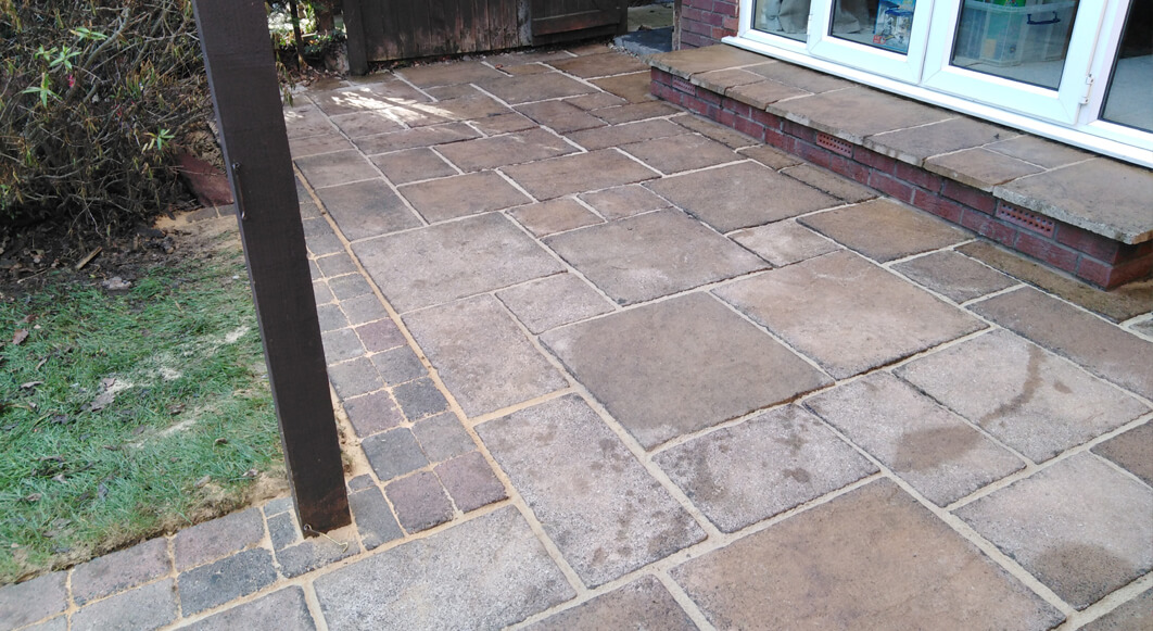 Driveway cleaning and patio restorations in Chester.